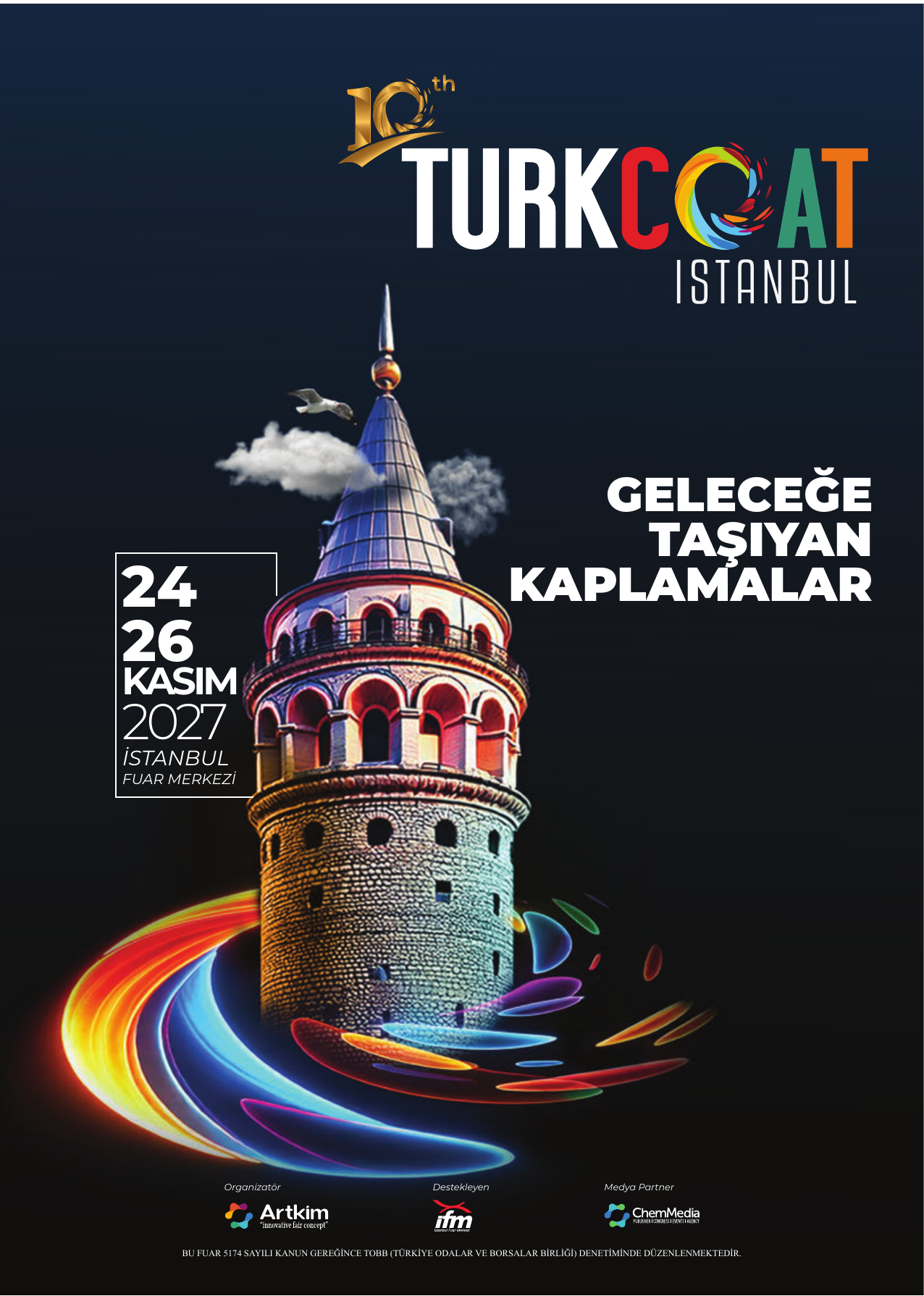 Turkcoat İstanbul 2027 Fuar Broşürü kapağı